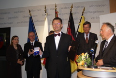 Der ausgezeichnete Vorsitzende der Deutsch-Polnischen Gesellschaft Sachsen Anhalt, Krzystof Blau