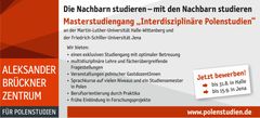  Master Interdisziplinaere Polenstudien, Halle/Jena